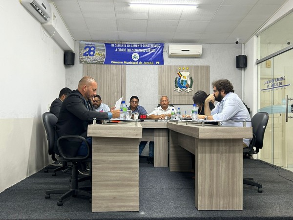 Jatobá: Sétima Sessão Ordinária do Primeiro Período da Sétima Legislatura foi Realizada; Fotos e Vídeo