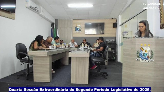 Quarta Sessão Extraordinária do Segundo Período Legislativo de 2025.
